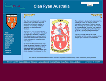 Tablet Screenshot of clanryanaustralia.org